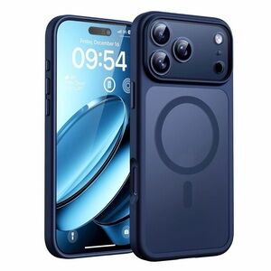 Blue MagSafe Compatible Phone 17 Pro Max Case